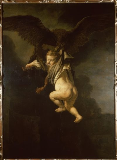 Ganymede in the Clutches of the Eagle by Rembrandt van Rijn