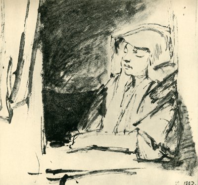 Girl Asleep in a Window, c. 1655 by Rembrandt van Rijn