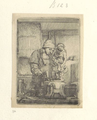 Goldsmith (Recueil de quatre-vingt-cinq estampes originales) by Rembrandt van Rijn