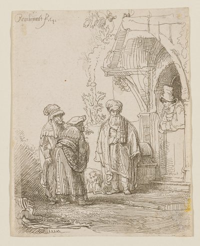 Jacob and Laban by Rembrandt van Rijn