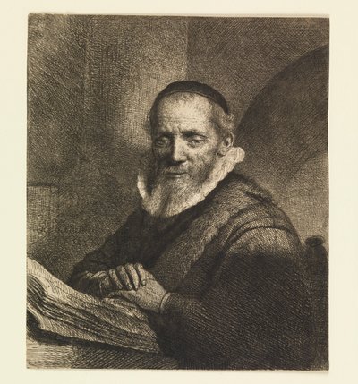 Jan Cornelis Sylvius, Preacher by Rembrandt van Rijn