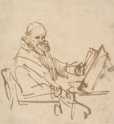 Jan Cornelisz Sylvius, the Preacher by Rembrandt van Rijn