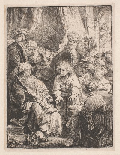 Joseph Telling His Dreams by Rembrandt van Rijn