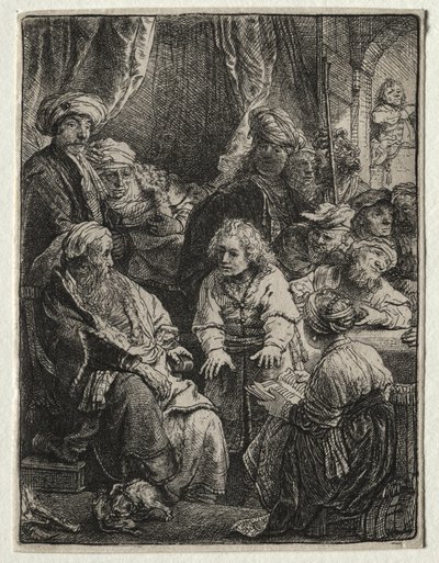 Joseph Telling His Dreams by Rembrandt van Rijn