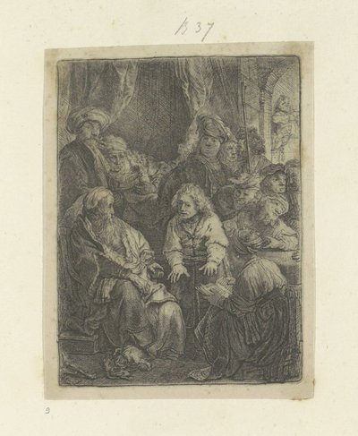 Joseph Tells His Dreams by Rembrandt van Rijn