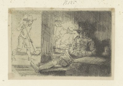 Golf Game (Recueil de quatre-vingt-cinq estampes originales) by Rembrandt van Rijn