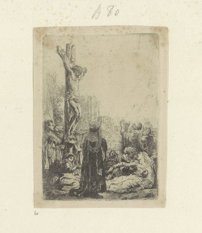 Crucifixion: Small Plate by Rembrandt van Rijn