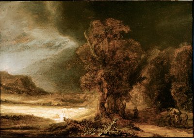 Landscape at the Good Samaritan by Rembrandt van Rijn