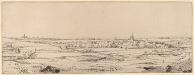 Landscape with a View toward Haarlem by Rembrandt van Rijn
