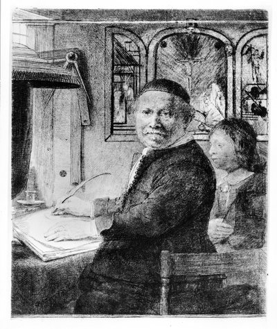 Lieven Willemsz van Coppenol, c.1658 by Rembrandt van Rijn