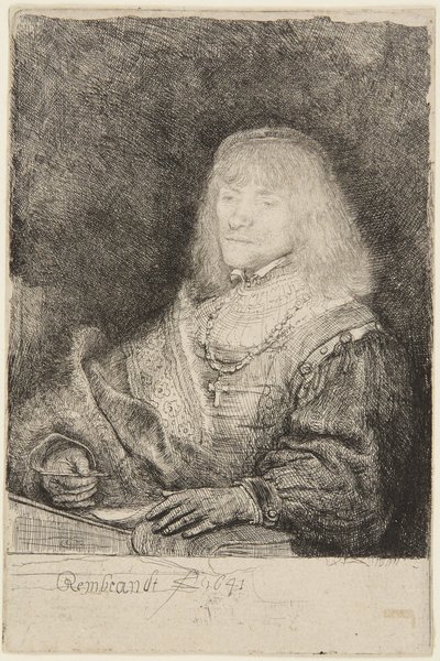 Man with Crucifix and Chain by Rembrandt van Rijn