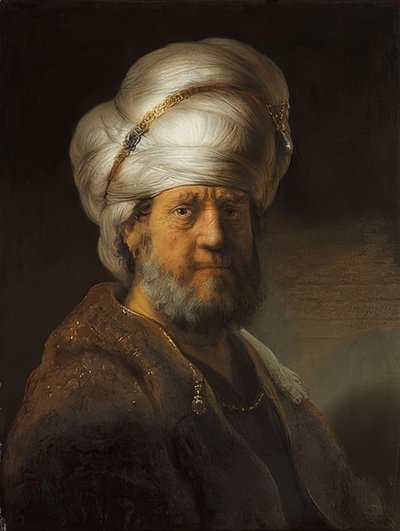 Man in Oriental Costume. 1635 by Rembrandt van Rijn
