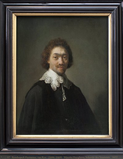 Maurits Huygens, Secretary of State in Lahaye by Rembrandt van Rijn