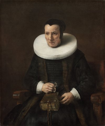 Old Lady with a Book, 1647 by Rembrandt van Rijn