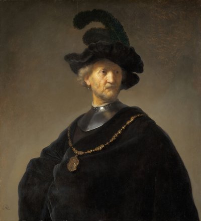 Old Man with a Gold Chain by Rembrandt van Rijn