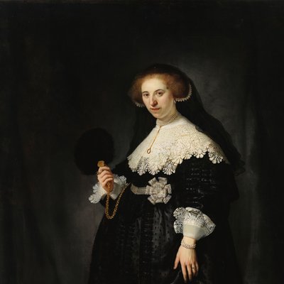 Portrait of Oopjen Coppit by Rembrandt van Rijn