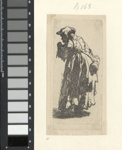 Old Beggar Woman with Gourd by Rembrandt van Rijn