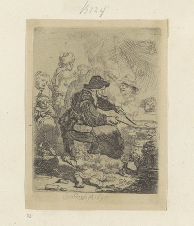 Pancake Baker by Rembrandt van Rijn