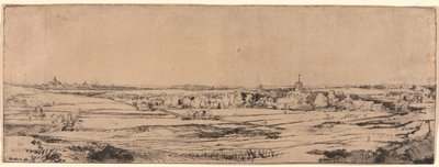Panorama Near Bloemendaal Showing the Saxenburg Estate (The Goldweigher