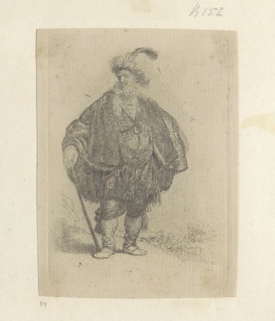 Persian Man by Rembrandt van Rijn