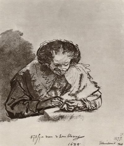 Portrait of Titia van Uylenburgh by Rembrandt van Rijn