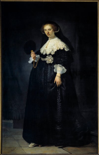 Portrait of Oopjen Coppit by Rembrandt van Rijn