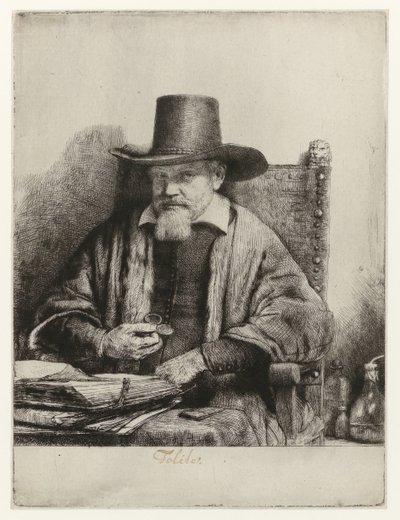 Portrait of Arnold Tholinx by Rembrandt van Rijn
