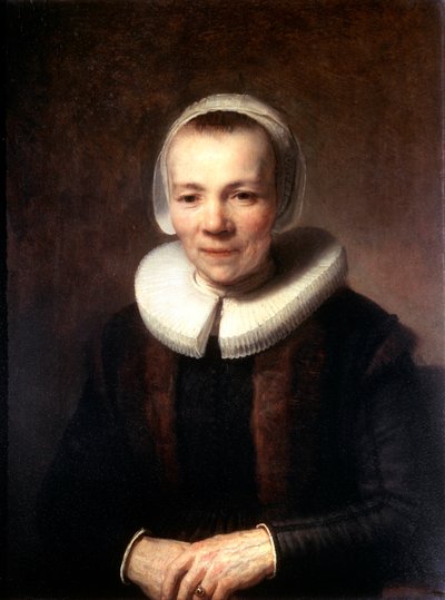 Portrait of Baartje Martens-Doomer by Rembrandt van Rijn
