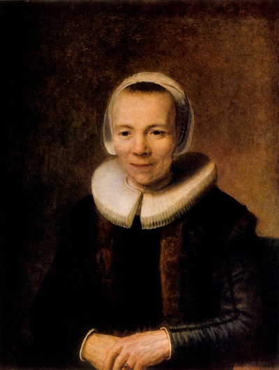 Portrait of Baertje Martens, 1649 by Rembrandt van Rijn