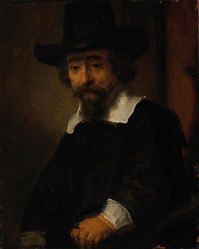 Portrait of Ephraim Bueno by Rembrandt van Rijn