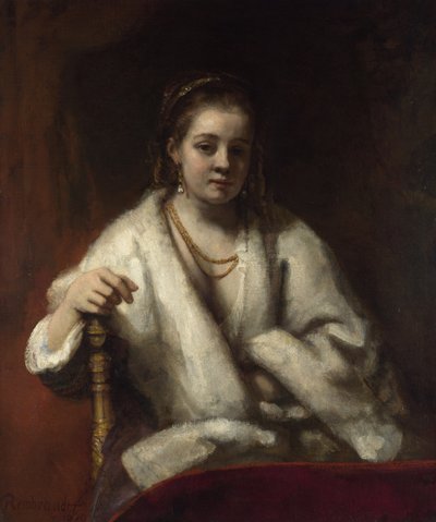 Portrait of Hendrickje Stoffels by Rembrandt van Rijn