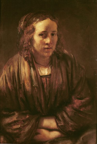 Portrait of Hendrikje Stoffels by Rembrandt van Rijn