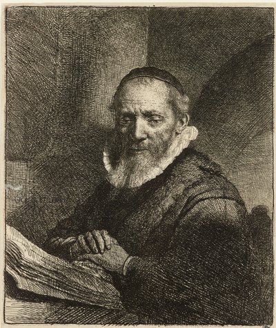 Portrait of Jan Cornelis Sylvius, Preacher by Rembrandt van Rijn