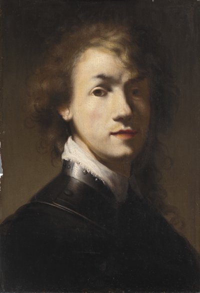 Portrait of Rembrandt with Gorget by Rembrandt van Rijn