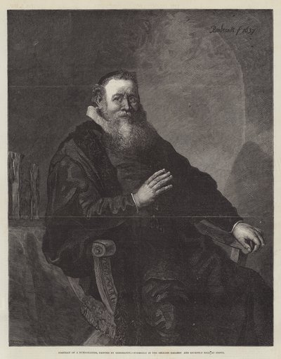 Portrait of a Burgomaster by Rembrandt van Rijn