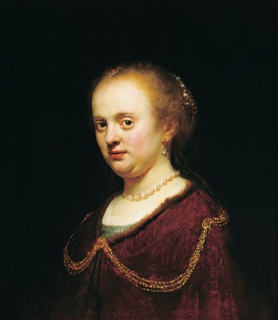 Portrait of a Young Woman by Rembrandt van Rijn