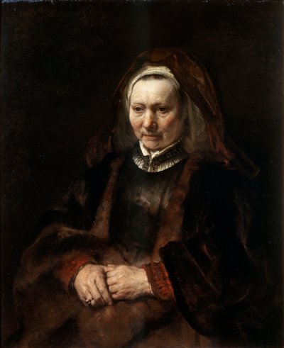 Portrait of an Elderly Woman by Rembrandt van Rijn