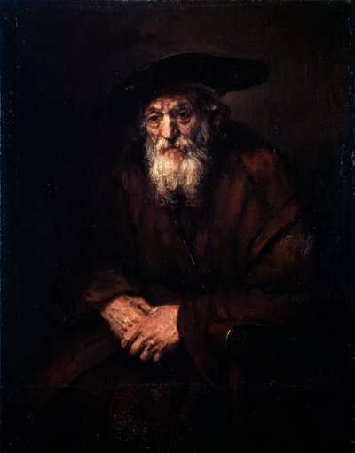 Portrait of an Old Jew, 1654 by Rembrandt van Rijn