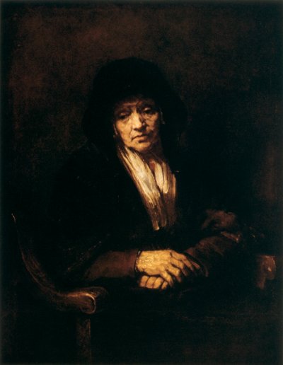 Portrait of an Old Woman, 1654 by Rembrandt van Rijn