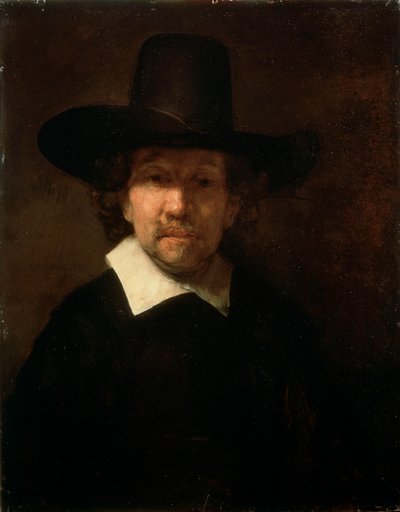 Portrait of the Poet Jeremias de Decker, 1666 by Rembrandt van Rijn
