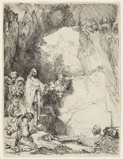 Raising of Lazarus by Rembrandt van Rijn