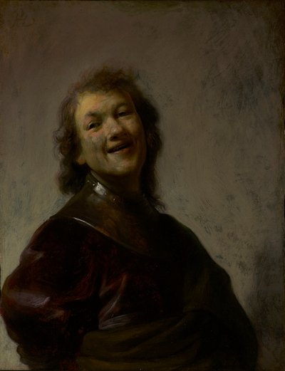 Rembrandt Laughing, c. 1628 by Rembrandt van Rijn