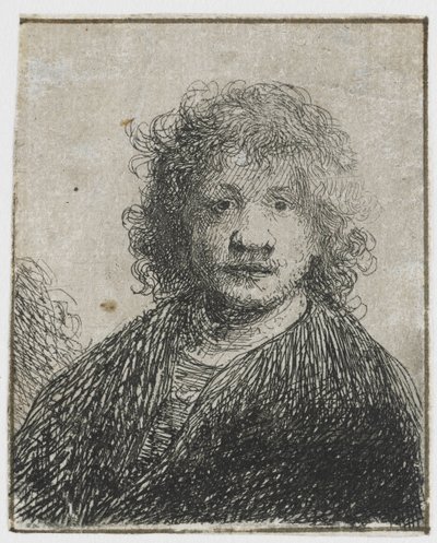 Self-Portrait with a Broad Nose by Rembrandt van Rijn