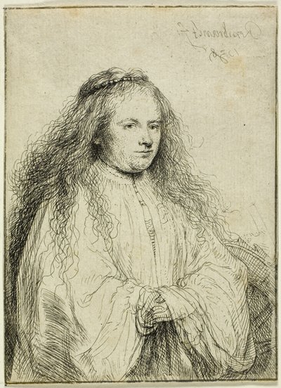 St Catherine (The Little Jewish Bride) by Rembrandt van Rijn