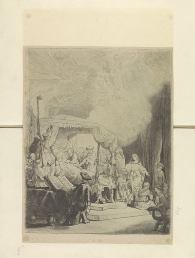 Deathbed of Mary by Rembrandt van Rijn