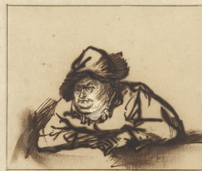 The Actor Willem Bartholsz Ruyter as a Peasant by Rembrandt van Rijn
