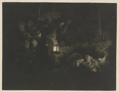The Adoration of the Shepherds by Rembrandt van Rijn