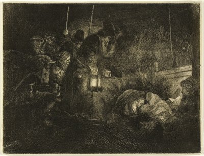 The Adoration of the Shepherds: A Night Piece by Rembrandt van Rijn