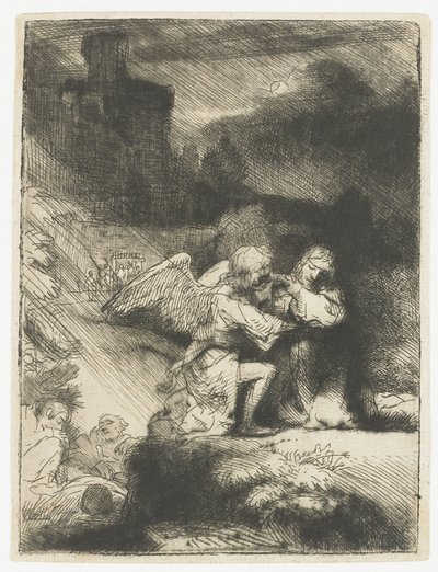 The Agony in the Garden by Rembrandt van Rijn