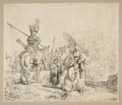 The Baptism of The Eunuch by Rembrandt van Rijn